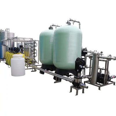 Réservoirs en FRP 10TPH Usine d'eau par osmose inverse pour le dessalement de l'eau de mer