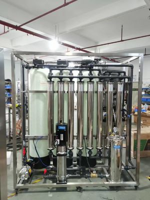 PRO-ST8080/15 1.5TPH Système d'osmose inverse à l'eau saumâtre SS304 Skid 3,0 kW Temps de réalisation rapide