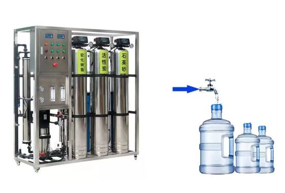 PRO-SD8080/15 1.5TPH Système d'osmose inverse à l'eau saumâtre SS304 Skid 3,0 kW Temps de réalisation rapide
