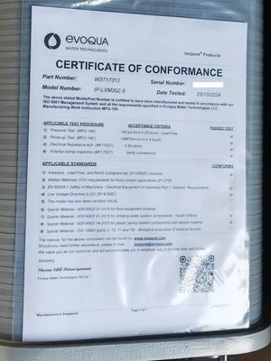 Module EDI Ionpure CEDI IP-LXM30Z-5, débit 3.3-5.11 m3/h