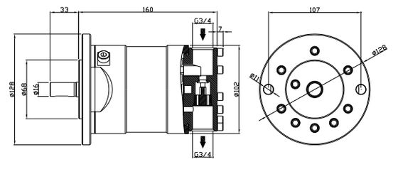 DHP 2.1 Axial Piston Pump 7.8kg Compact High-Pressure Water Treatment Consumables for Small-Medium Desalination