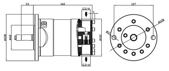 Pompe à pistons axiaux DHP 2.7 (2,7 m³/h, 80 bars) – Consommables pour le traitement de l'eau à haute pression pour le dessalement