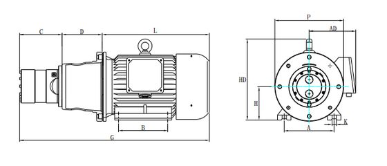 Pompe à pistons axiaux DHP 2.7 (2,7 m³/h, 80 bars) – Consommables pour le traitement de l'eau à haute pression pour le dessalement