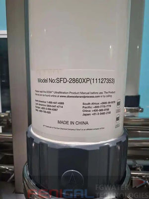 DuPont SFP-2860 UF Filtration avancée par membrane pour la production d'eau ultrapure médicale