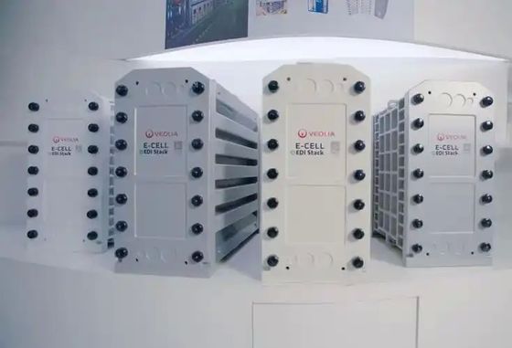 Veolia E-Cell MK-3 EDI pour la production continue d'eau de haute pureté avec certification ISO 14001 CE et RoHS
