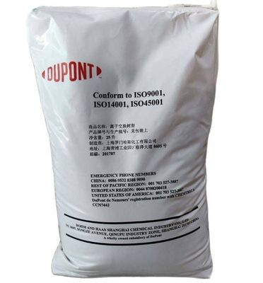 Résine échangeuse de cations DuPont AmberLite HPR650 H avec groupes fonctionnels acide sulfonique et matrice styrène-divinylbenzène pour applications en lit mixte