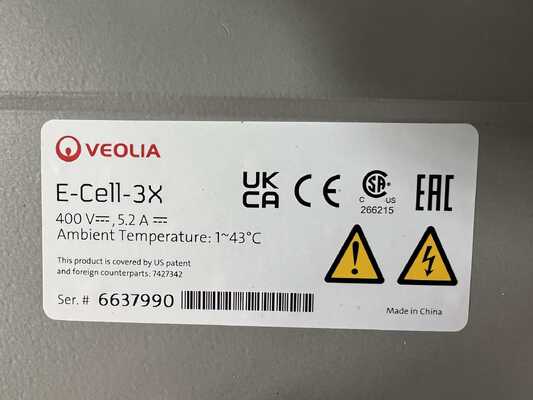 5.0 M3/h Veolia MK-5 EDI Module (formerly E-CELL-3X) For Industrial Ultrapure Water