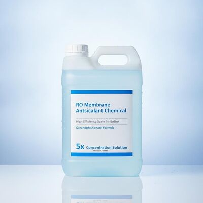 Solution chimique antitartre à Membrane RO, inhibiteur de tartre à haute efficacité, formule organophosphonate, Solution de Concentration 5x