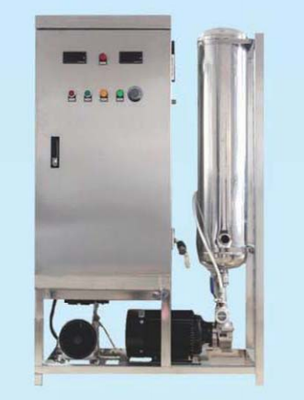 Machine à eau ozonée à haute concentration avec une concentration d'ozone de 15 à 25 mg/l et un débit d'eau de 0,5 à 6 tonnes/h pour le lavage et la désinfection des aliments