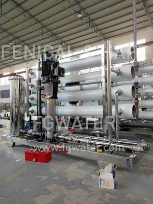 Système de traitement de l'eau d'osmose d'inversion d'OEM 190000GPD