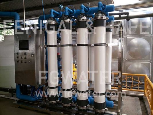 Système de membrane d'ultra-filtration de Purifiier de l'eau avec le filtre 320TPD de carbone