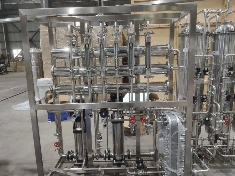 Production d'eau 0,25 m3/h Système d'eau ultrapure désionisée EDI pour laboratoire
