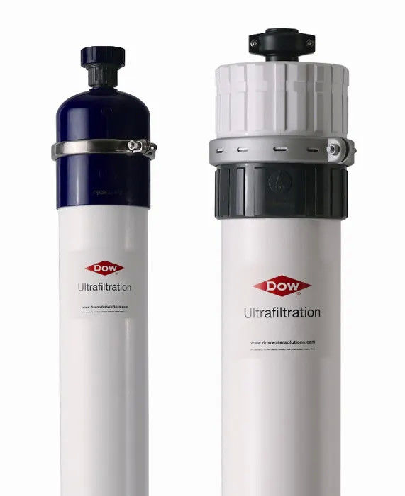 Module de membranes industriel PVDF DOW UF SFP-2880 / SFD-2880 avec un flux et un débit élevés