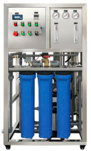250L/H 1,7kW-220-240V usine d'eau à osmose inverse d'eau saumâtre avec des filtres à sédiments à 3 étages