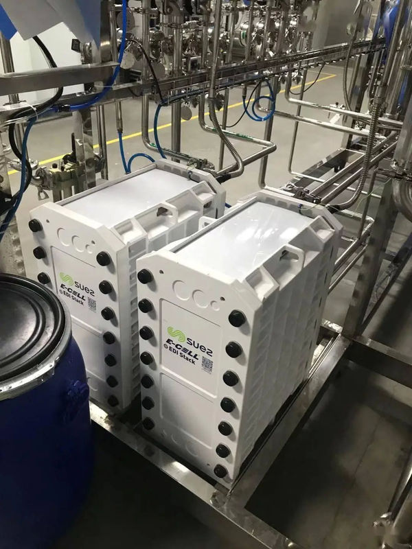 Module EDI Veolia E-Cell-3X Pour le traitement de l'eau de haute pureté destinée aux industries pharmaceutiques