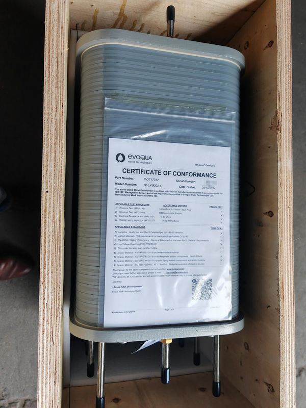 Module EDI Ionpure CEDI IP-LXM30Z-5, débit 3.3-5.11 m3/h