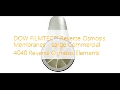 DOW FILMTECTM Membranes d'osmose inverse - Éléments d'osmose inverse commerciaux de grande taille 4040