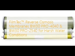 Membranes d'osmose inverse FilmTecTM BW30 PRO-4040 et BW30 PRO-2540 pour les conditions d'eau difficiles